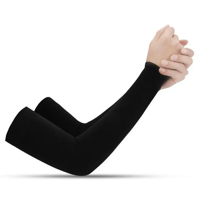 Ice Silk Cooling UV Arm Sleeves – Sun Protection for Sports, Driving & Outdoor Activities