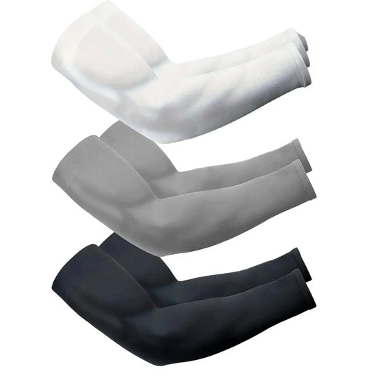 3 Pairs UV Arm Sun Sleeves – Breathable Protection, Uses for Driving Sports Hiking & Outdoor Summer Activities
