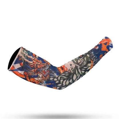 1Pc Summer Cooling Flower Arm Sleeves Outdoor Sport Tattoo Arm Sleeves UV Protection Arm Cover Sun Protection Sportswear Sleeves
