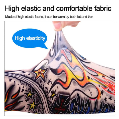 1Pc Summer Cooling Flower Arm Sleeves Outdoor Sport Tattoo Arm Sleeves UV Protection Arm Cover Sun Protection Sportswear Sleeves
