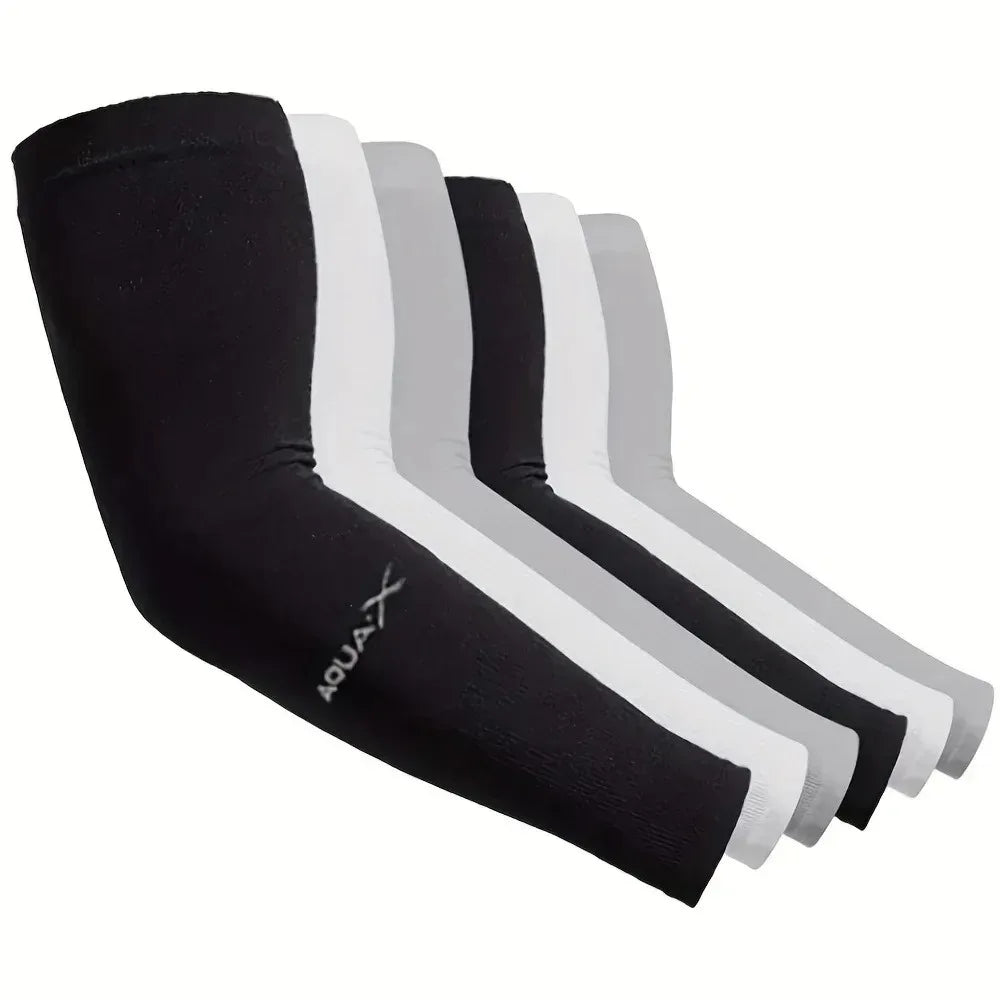 3 Pairs UV Arm Sun Sleeves – Breathable Protection, Uses for Driving Sports Hiking & Outdoor Summer Activities