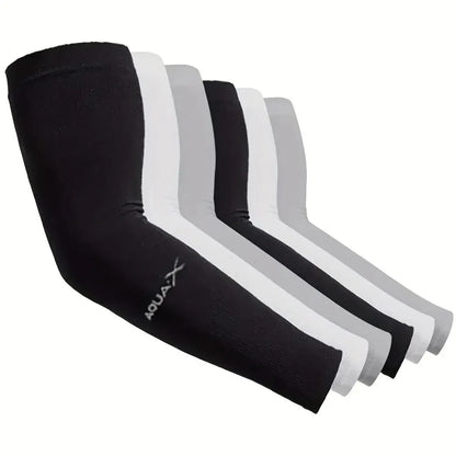 3 Pairs UV Arm Sun Sleeves – Breathable Protection, Uses for Driving Sports Hiking & Outdoor Summer Activities