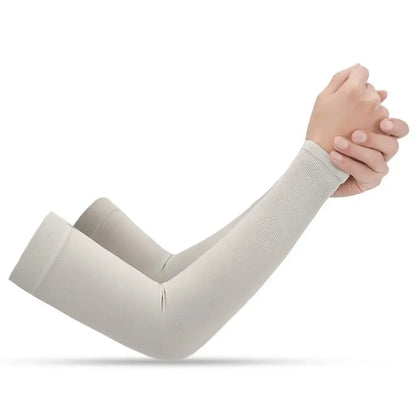 Ice Silk Cooling UV Arm Sleeves – Sun Protection for Sports, Driving & Outdoor Activities